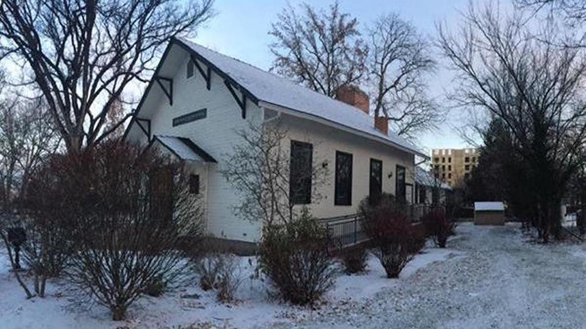 Idaho Black History Museum director Phillip Thompson found a racial slur written in the snow on the roof of a storage shed, to the right of the museum.