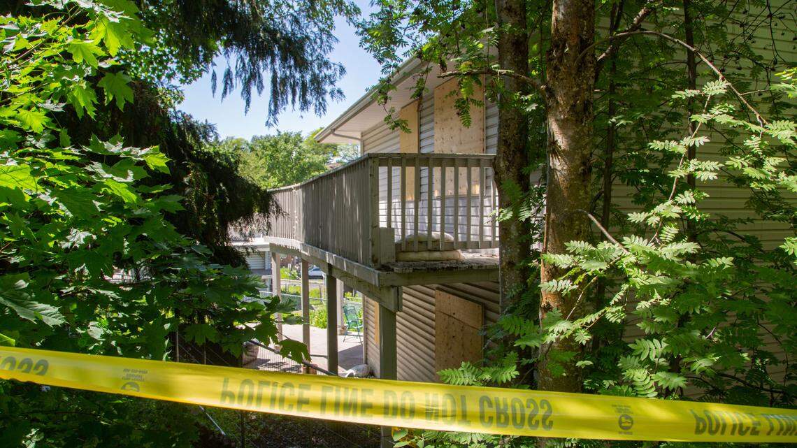 The boarded-up, off-campus rental home on King Road in Moscow where four University of Idaho students were killed in November 2022 is set to be demolished by the university. At least some of the victims’ families oppose its destruction until after the murder trial.