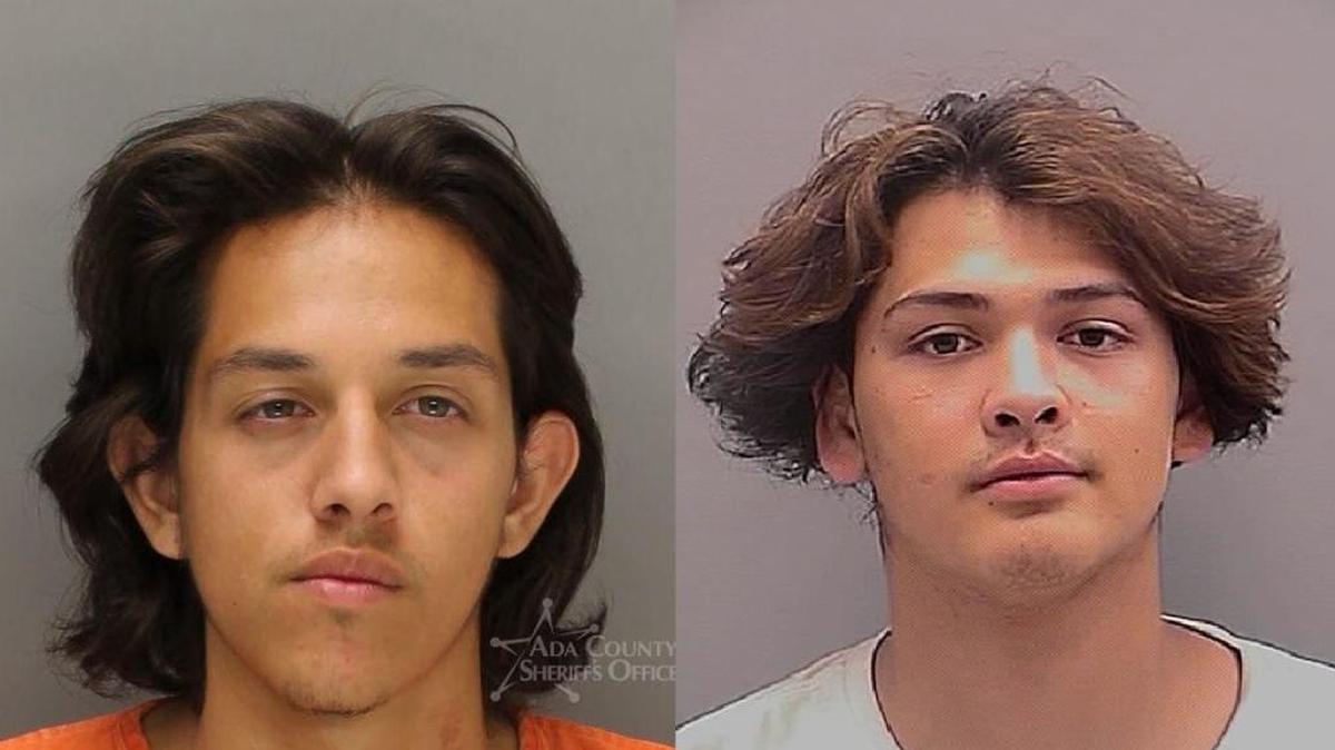 Syrus E. Tomaskovich (left) and Ervey Tovar (right) are both suspects in a robbery.