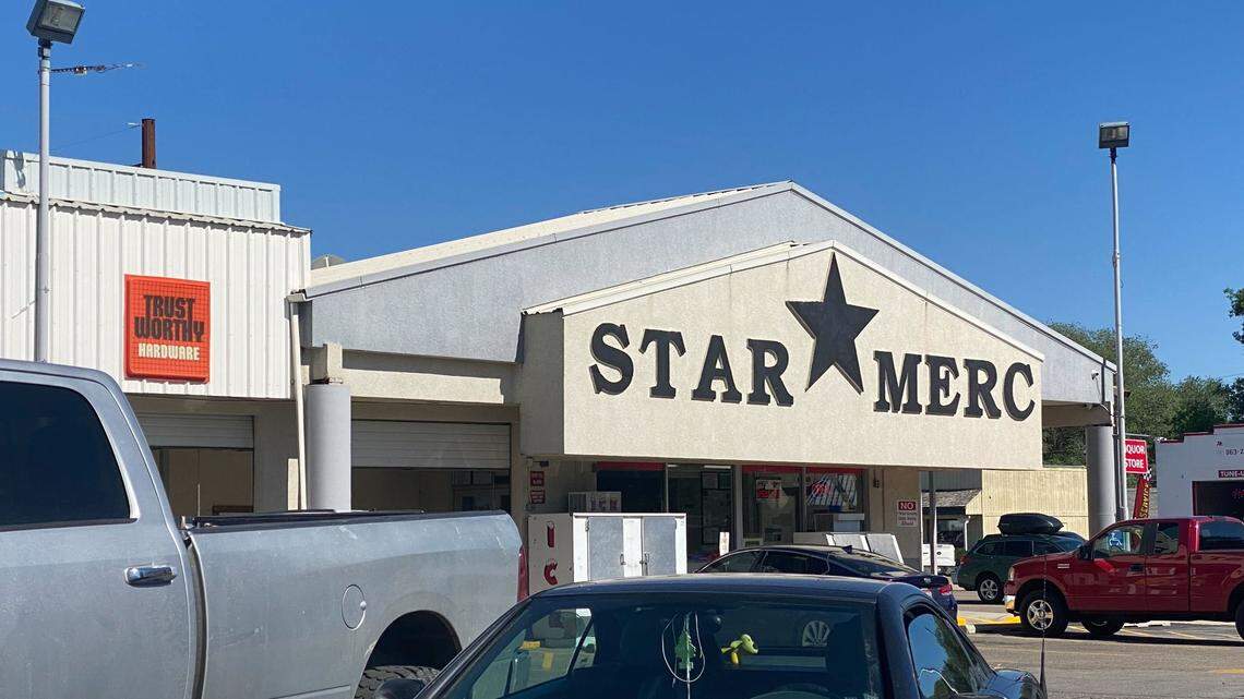 The Star Mercantile is one of the primary grocery stores in Star, located on State Street. A 39-year-old man was shot and killed by an officer near the parking lot.