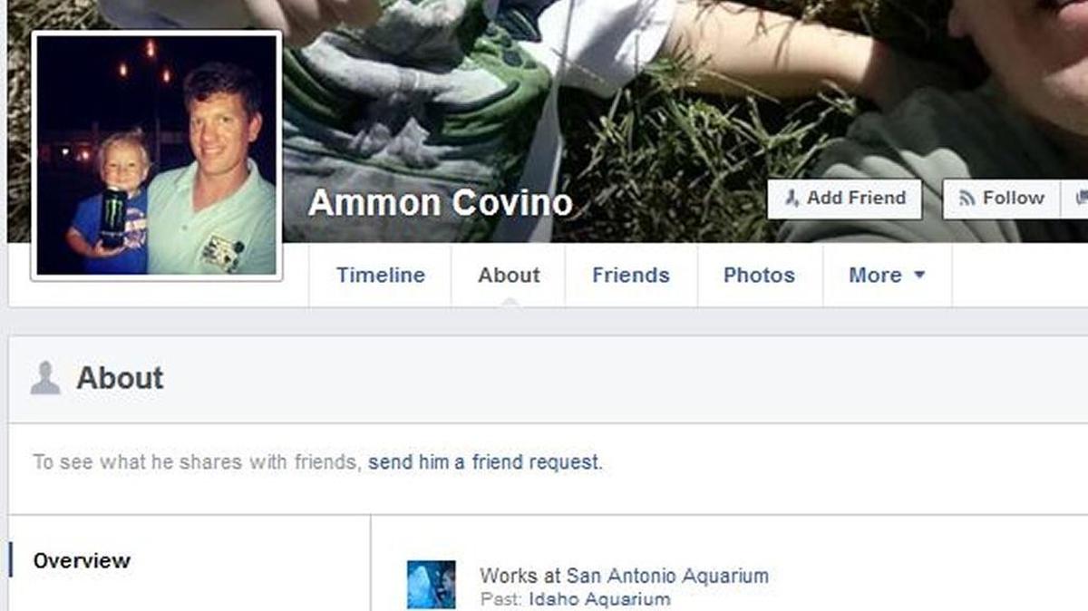 Screen shot of Ammon Covino’s Facebook page on Oct. 3, 2016.