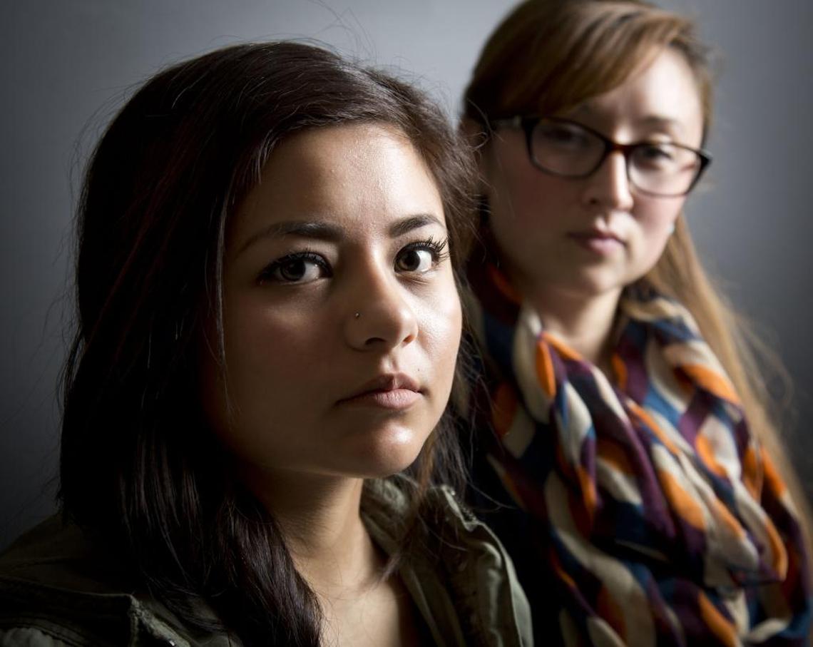 “We’re not going to just be another family with a victim’s story,” said Laura Diaz, right. At left is sister Judy.