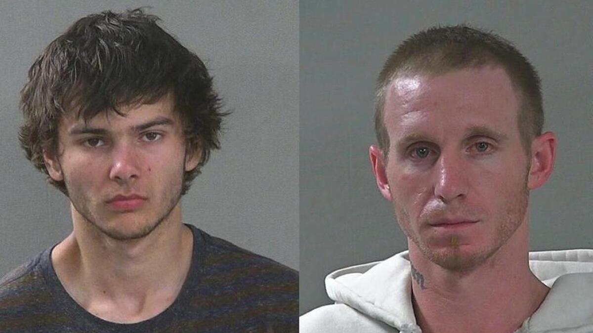 Ian Benoit, left, and Brandon Luna.