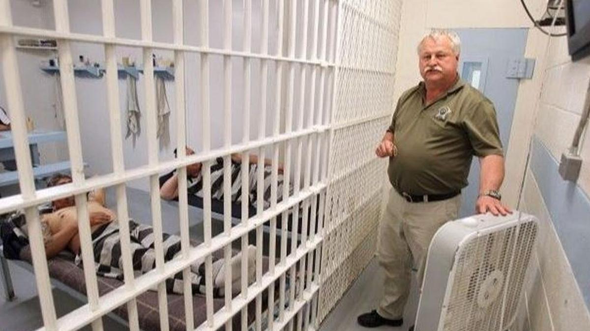 Former Jerome County Sheriff Doug McFall is seen here in 2012 in the county jail.