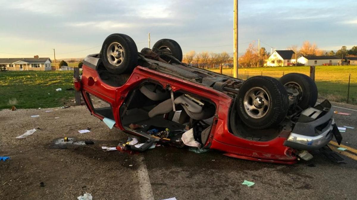 The Ford Explorer after the March 2016 crash.