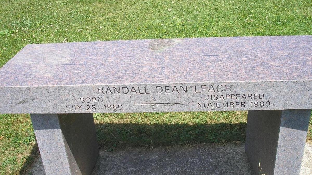 Renaye Leach said her family dedicated a memorial bench to her brother next to the grave of their mother in Wisconsin. Nov. 6 marked the 35th anniversary of the last time the family heard from Randy Leach.