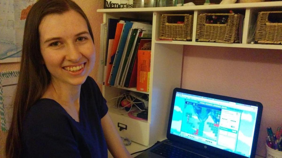 Olivia Thomas sees a future for herself creating video games that can help others learn.