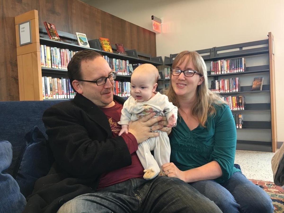 Eric and Merrilee McDonald are members of boards at Peace Valley Charter School. They moved from Sacramento and want Oliver, 4 months, and his four siblings to have a “holistic” education.