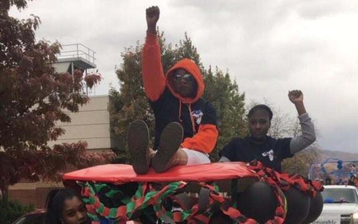 Its float vandalized, BSU black student group says ‘we will not shut up’