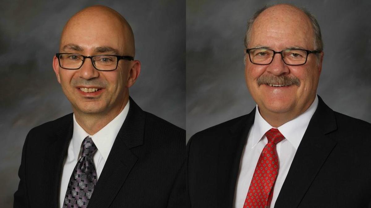 Ed Klopfenstein, left, and Steve Smylie.