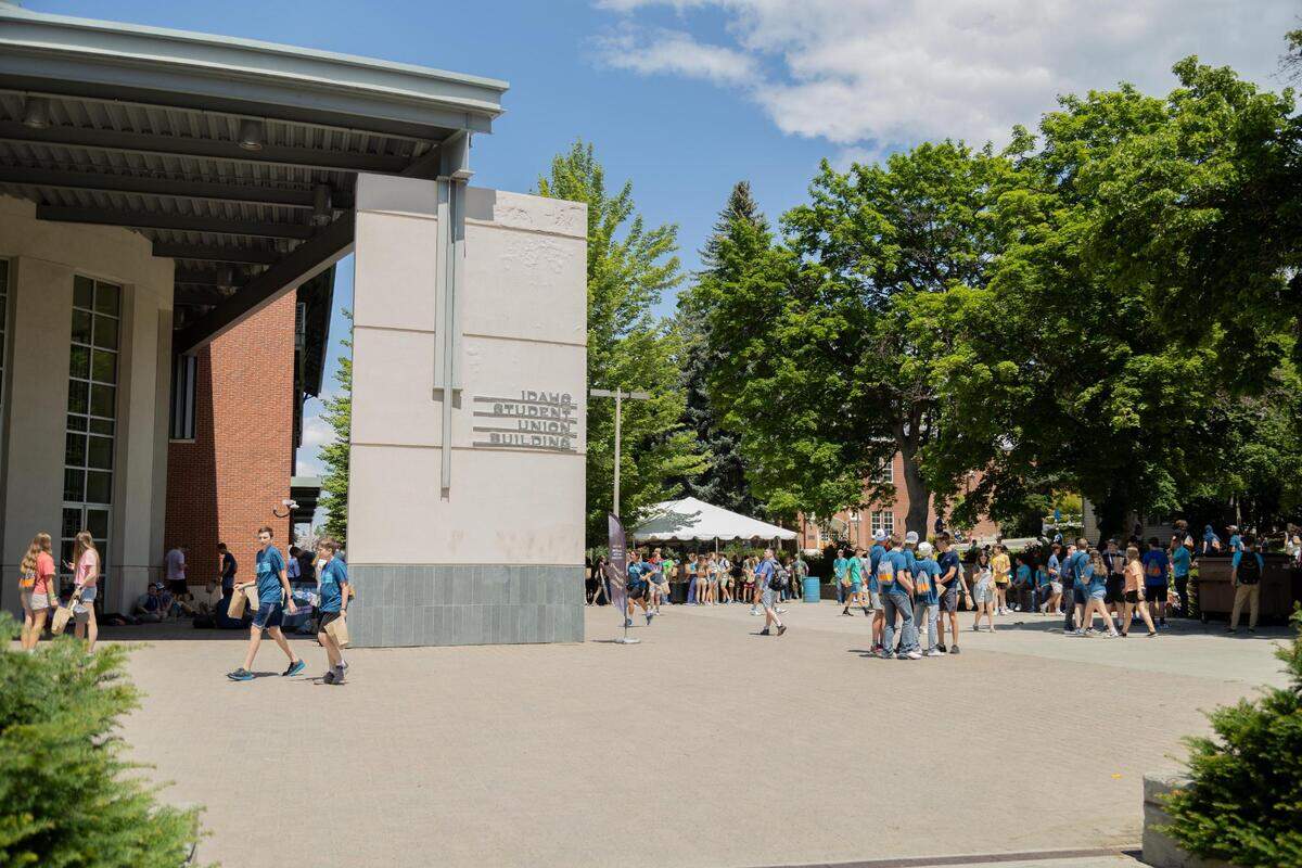The Idaho Student Union Building on the University of Idaho’s Moscow campus, seen here June 28, 2023.