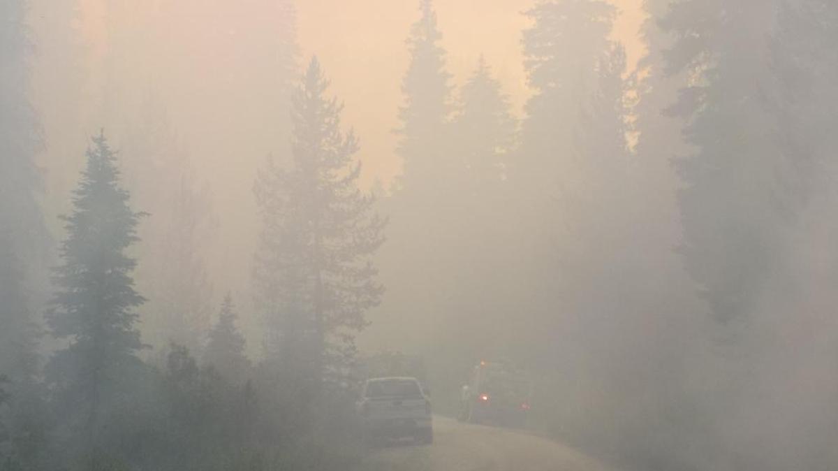 Buck Fire haze