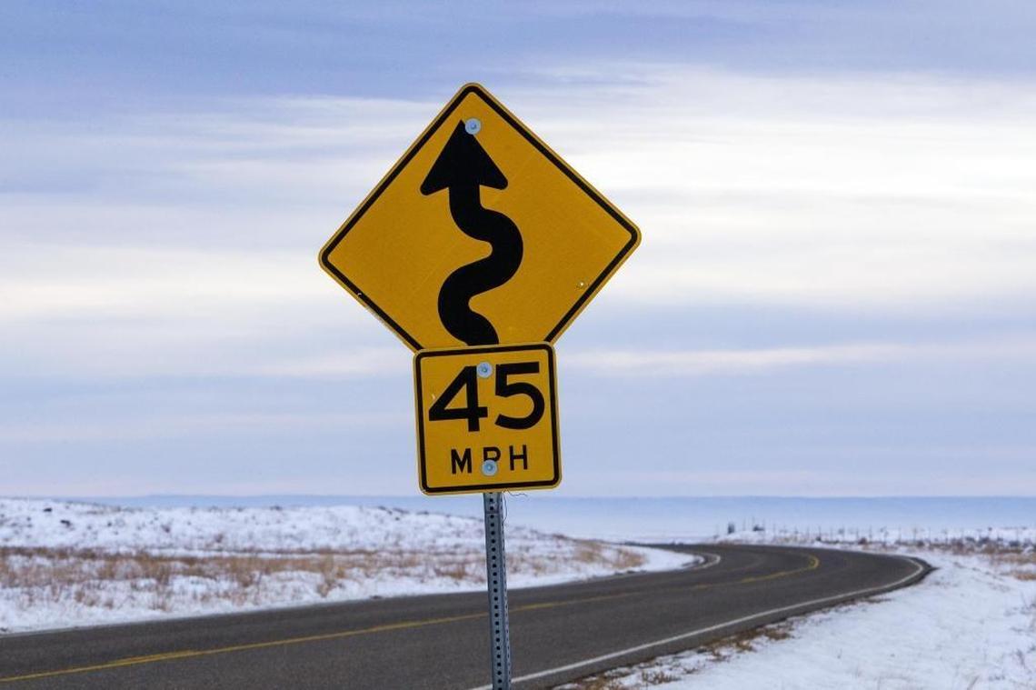 Simco Road provides a shortcut for drivers from Boise to Mountain Home Air Force Base, Grand View and C.J. Strike Reservoir. While curves on the road are marked, inattentive drivers traveling too fast can be surprised by them and lose control.