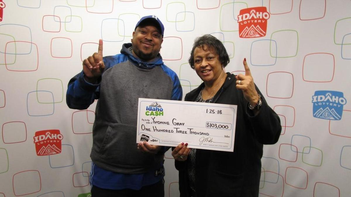 Yvonne Gray with her son, Alex.