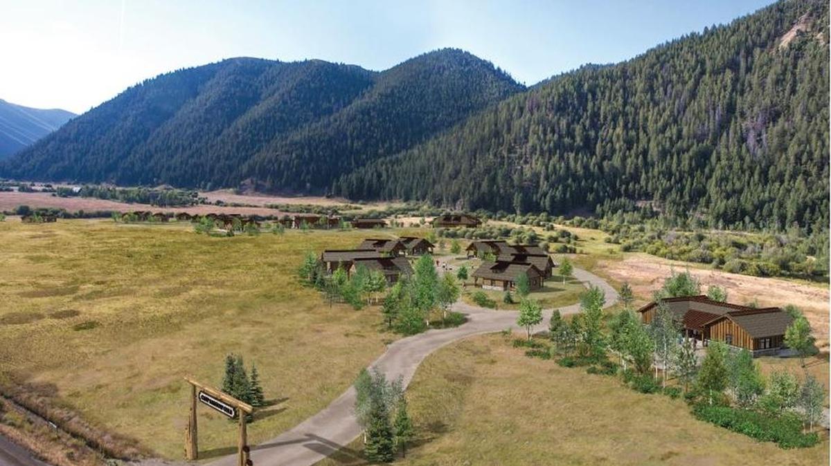 This rendering shows the proposed Camp Rainbow Gold in Ketchum East Fork Ranch area. The nonprofit that supports kids with cancer and their families through specialized summer camps and other programs was denied its application to build the camp by Blaine County Planning and Zoning.