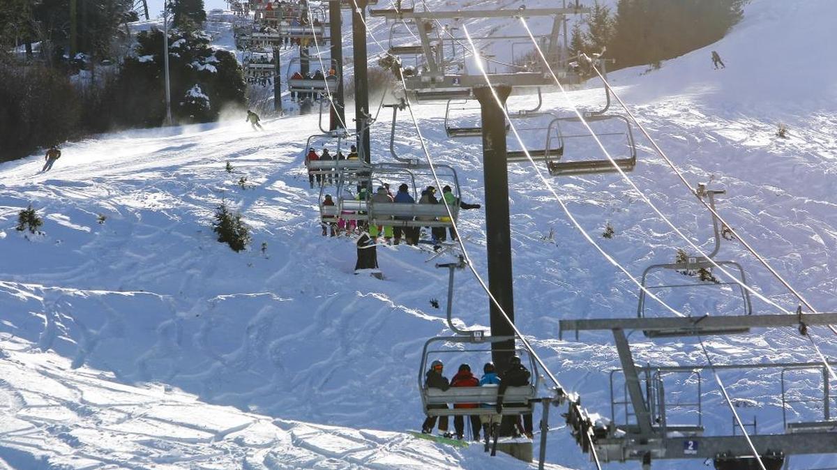 Skiers hit the slopes of Bogus Basin Friday for the first time this season. Bogus also will be open Saturday and Sunday.