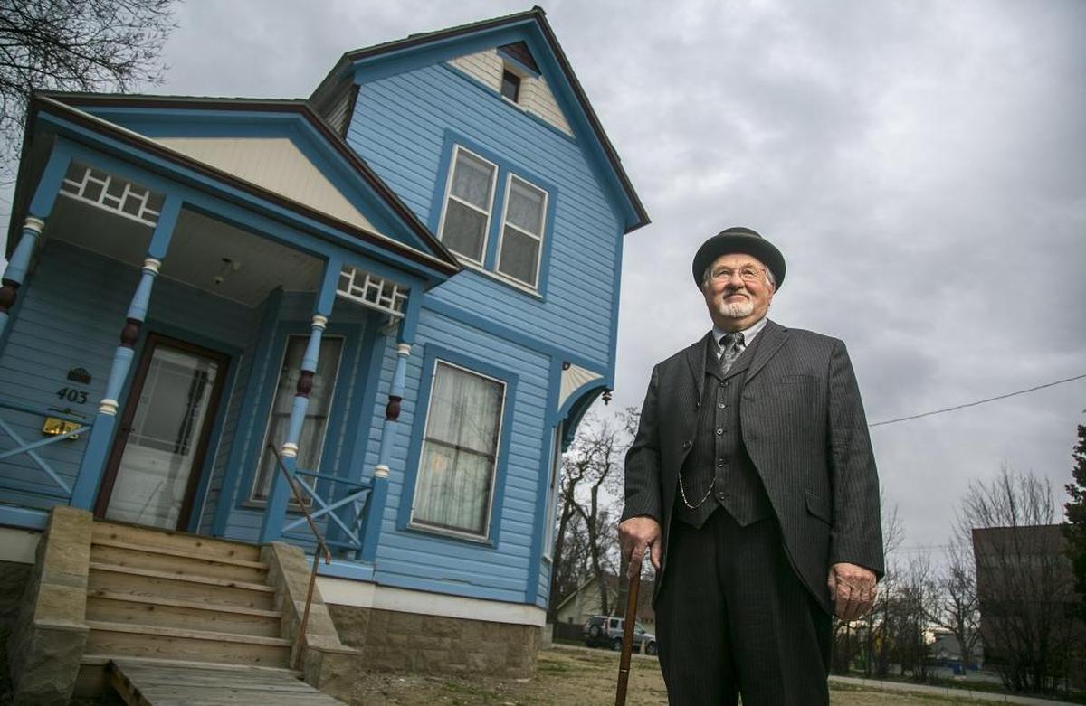 Frank Eld is pictured outside of his house in Boise, Idaho. Frank Eld has restored the 1893 Jones House originally built in Boise’s Central Addition neighborhood down to its last Victorian detail. Saving old houses, living in them, is his mission. Eld is among those receiving Orchid awards this year from Preservation Idaho at the upcoming ceremony.