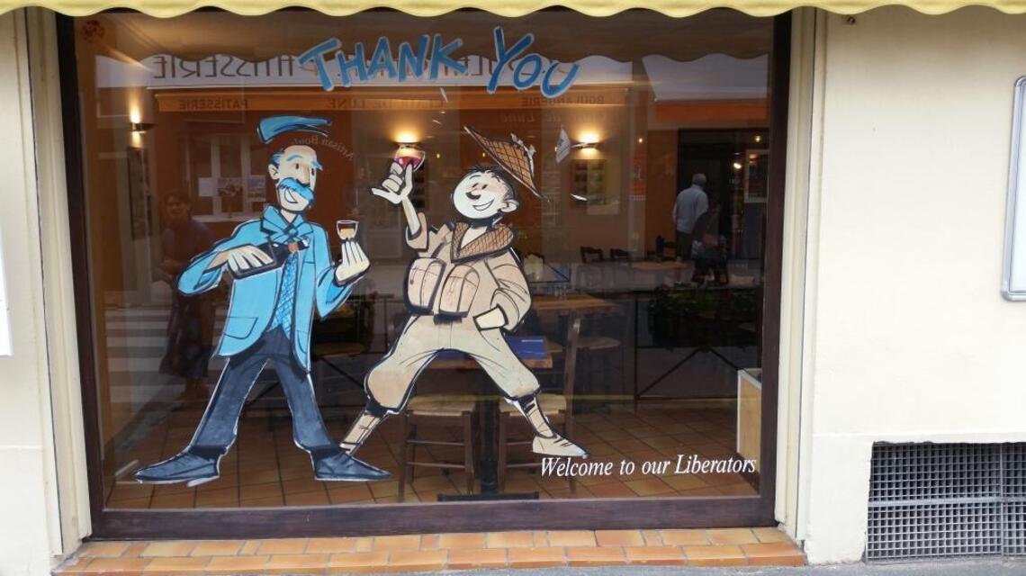 ‘Welcome to our liberators.’ In Normandy, history isn’t in the past