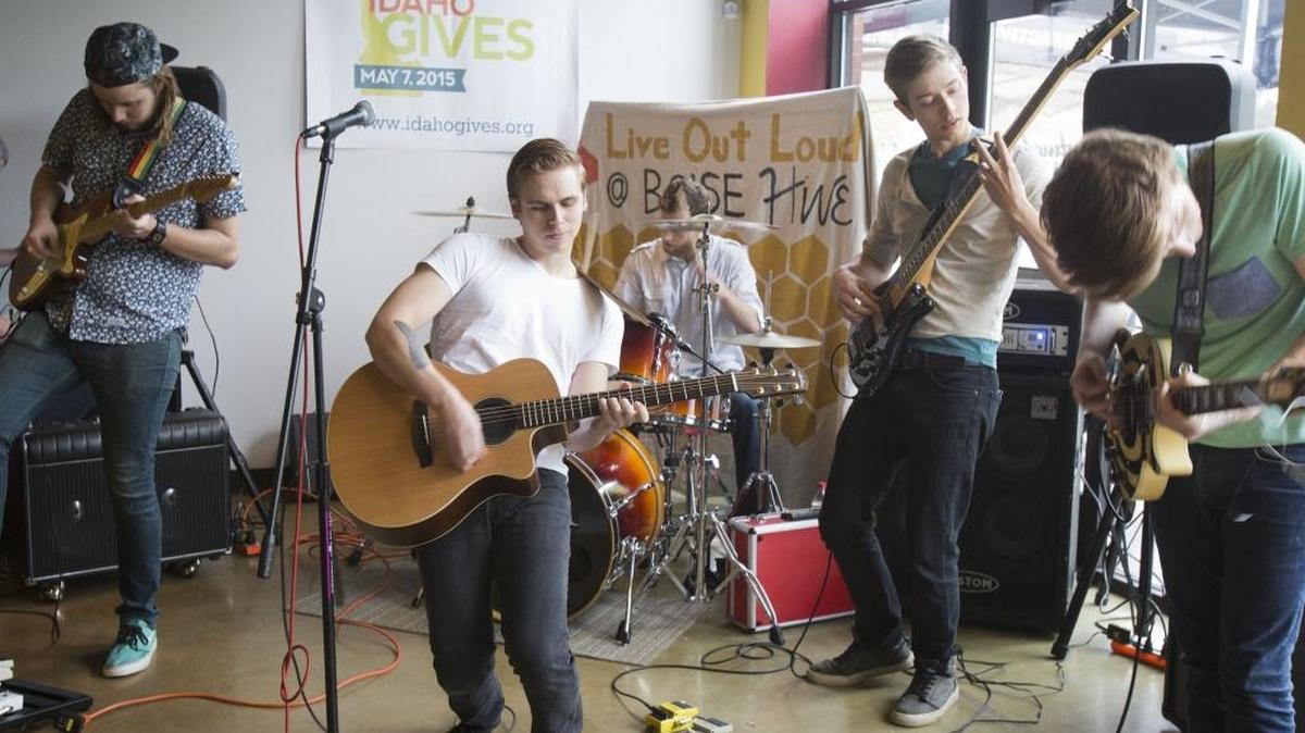 As part of Idaho Gives 2015, the band Lakoda gave a performance to raise money for Boise Hive, a nonprofit resource center that provides affordable practice space and recording, mental health resources and business development. Local nonprofits are gearing up for Idaho Gives 2016 on May 5. Registration is now open.
