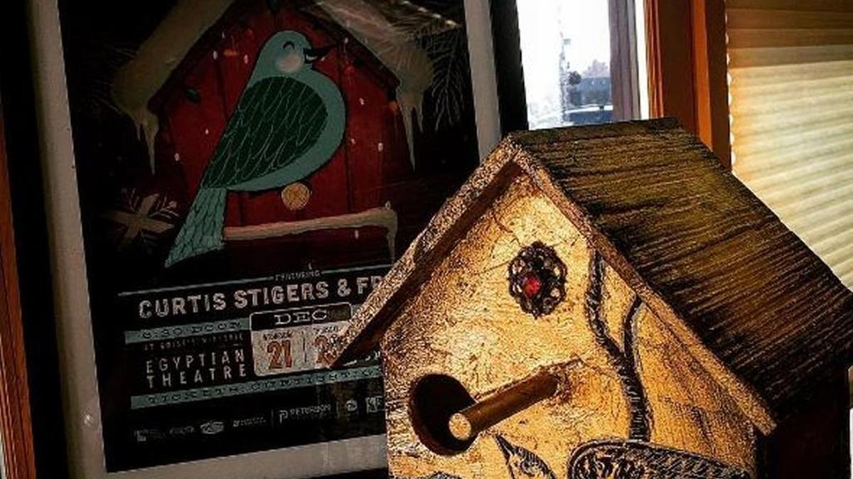 Karen Bubb created and donated this vision of a safe bird shelter to be auctioned off at the Dec. 21-22 Xtreme Holiday Xtravaganza.