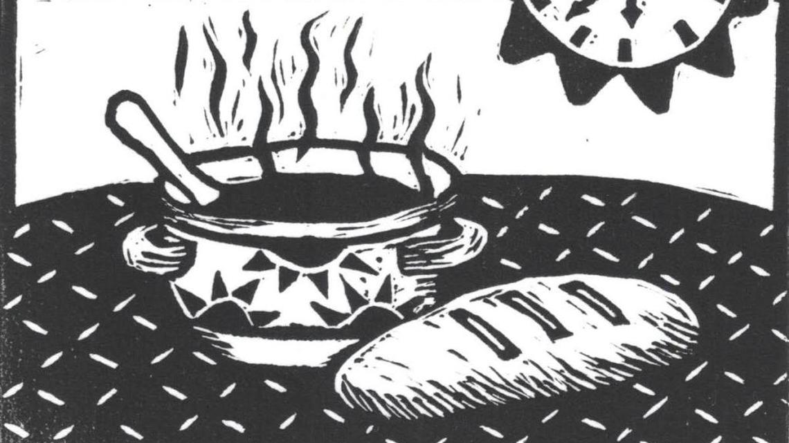 Artists created “food system” themed prints for Leftovers VII’s silent auction on Thursday, May 4, which supports the Idaho Hunger Relief Task Force.