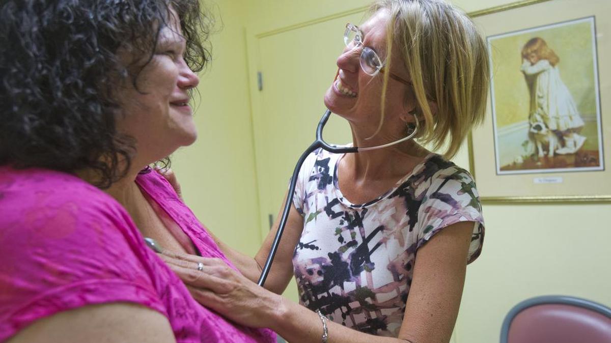 Diabetic and blood pressure screenings are among the services provided at the Adventist Medical Evangelism Network (AMEN) free health clinic Thursday, April 20, at Expo Idaho.