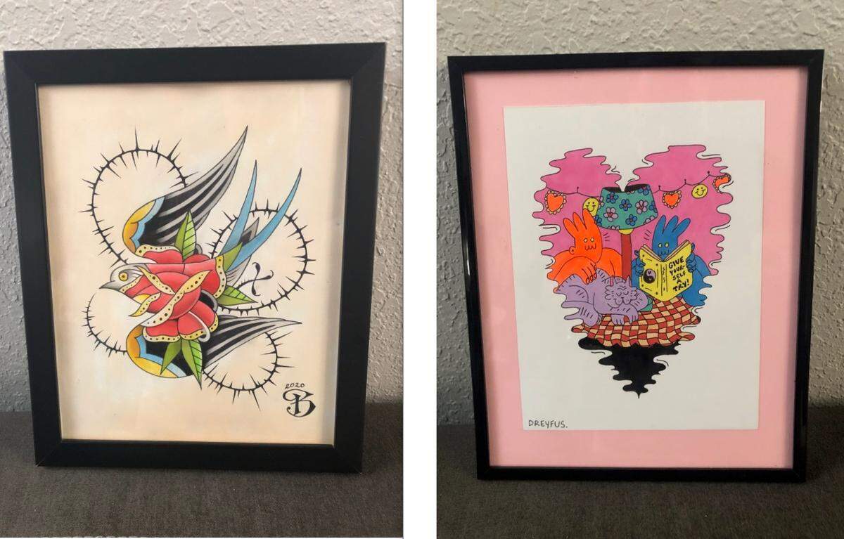 The 27th annual Valentine for AIDS is adorning the walls at Flying M Coffeehouse.
