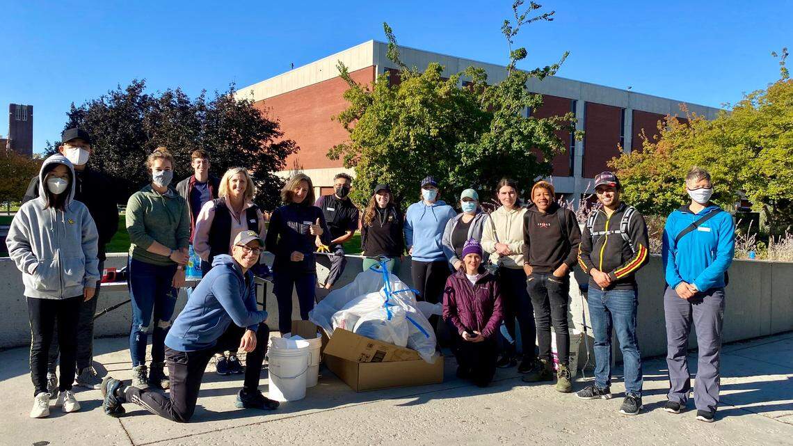 Help keep the community clean by volunteering to pick up trash March 26 at Grove Plaza in Downtown Boise.