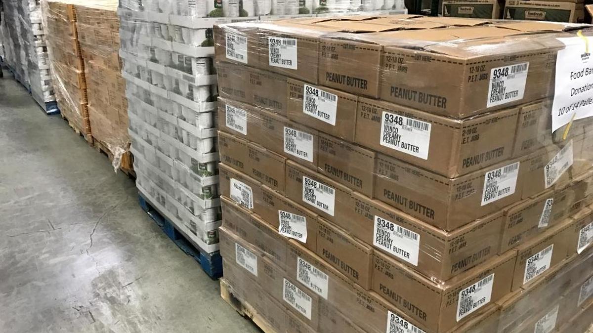 WinCo Foods has donated $25,000 worth of food to The Idaho Foodbank’s “Million Meals in March” campaign.