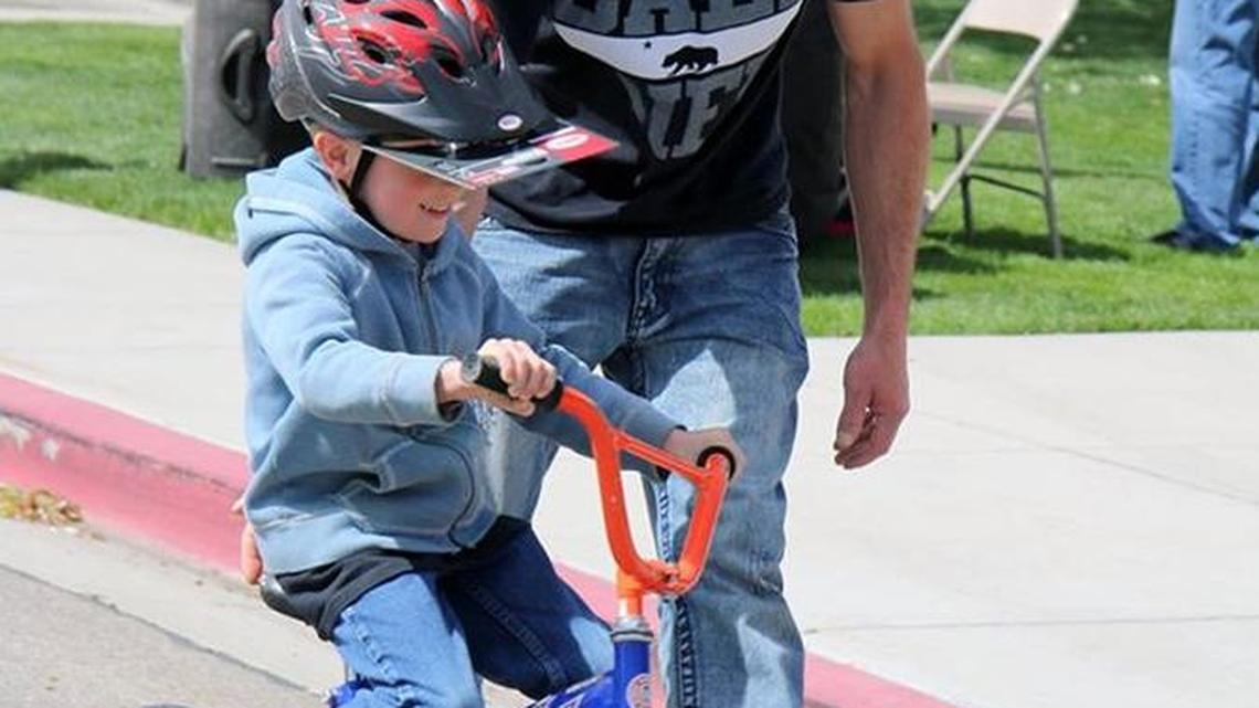 The Recycle a Bicycle program fixes up bikes dumped off at the Transfer Station to gift to kids who don’t own one.