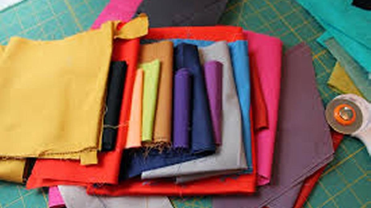 Use pieces of fabric for your arts and crafts projects.
