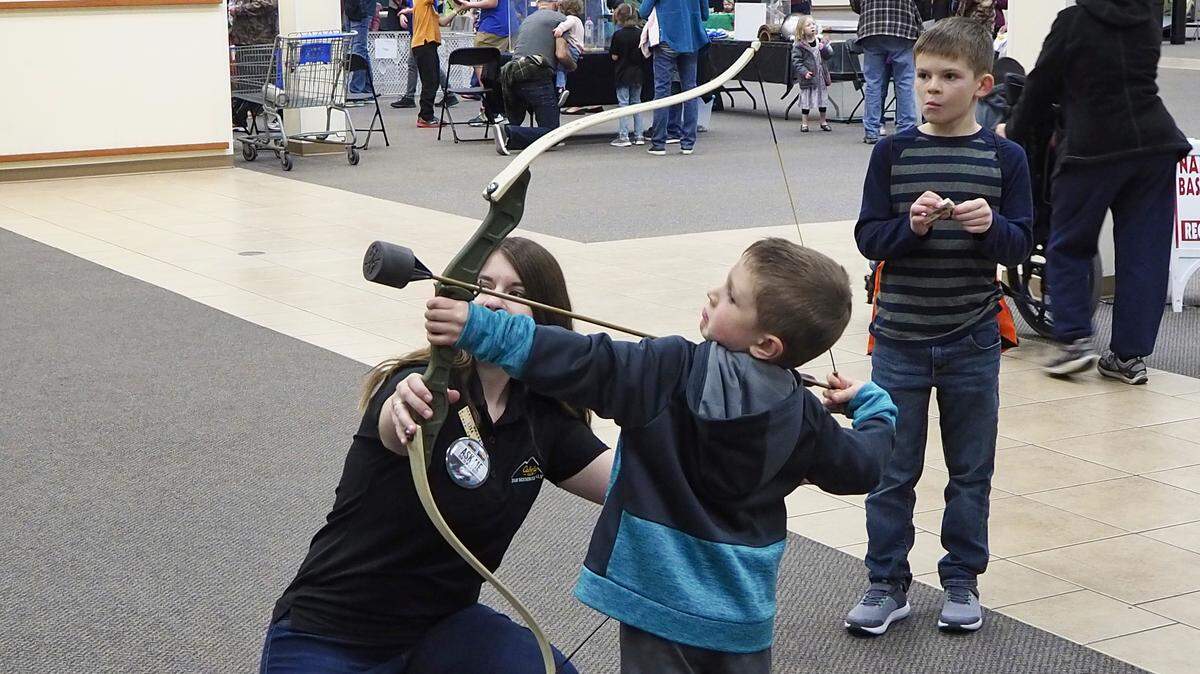 Stay warm and dry while trying out fishing, archery and other recreational activities at the Cabin Fever Reliever on Saturday, Feb. 8.