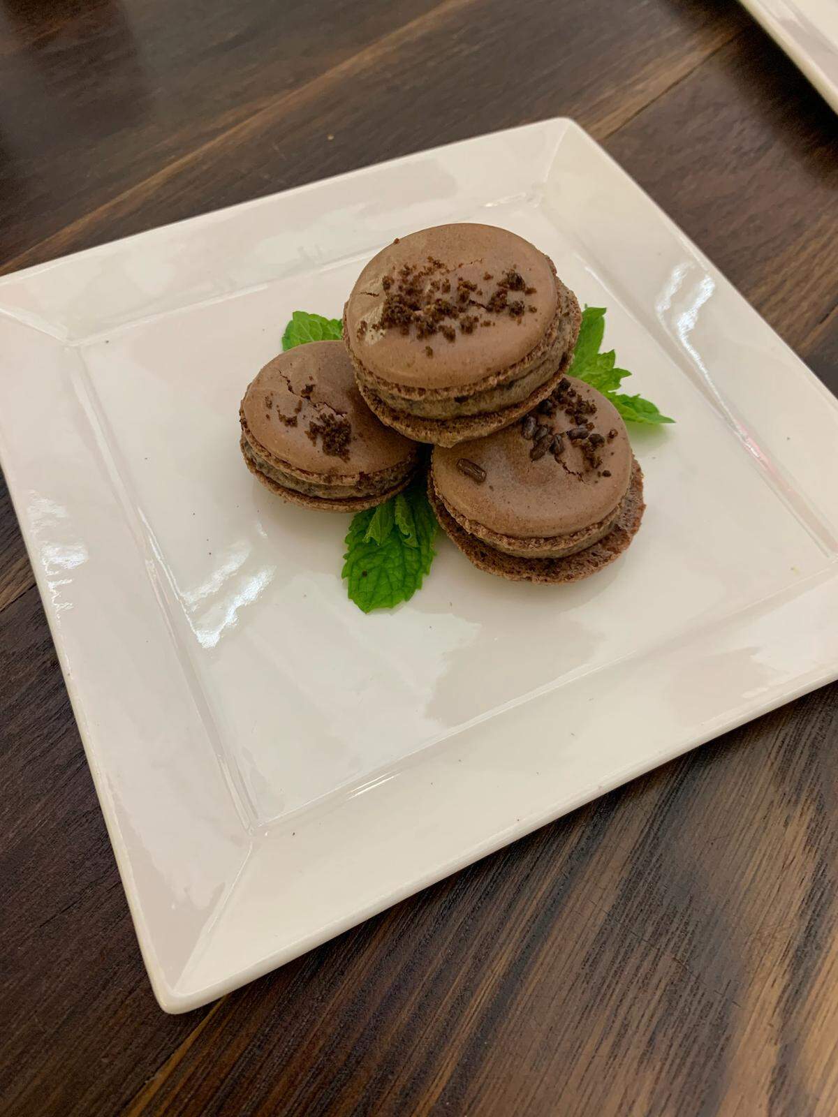 Sample tasty dessert creations incorporating a Girl Scout Cookie flavor like the Thin Mints macarons from Under the Table/One Stone.