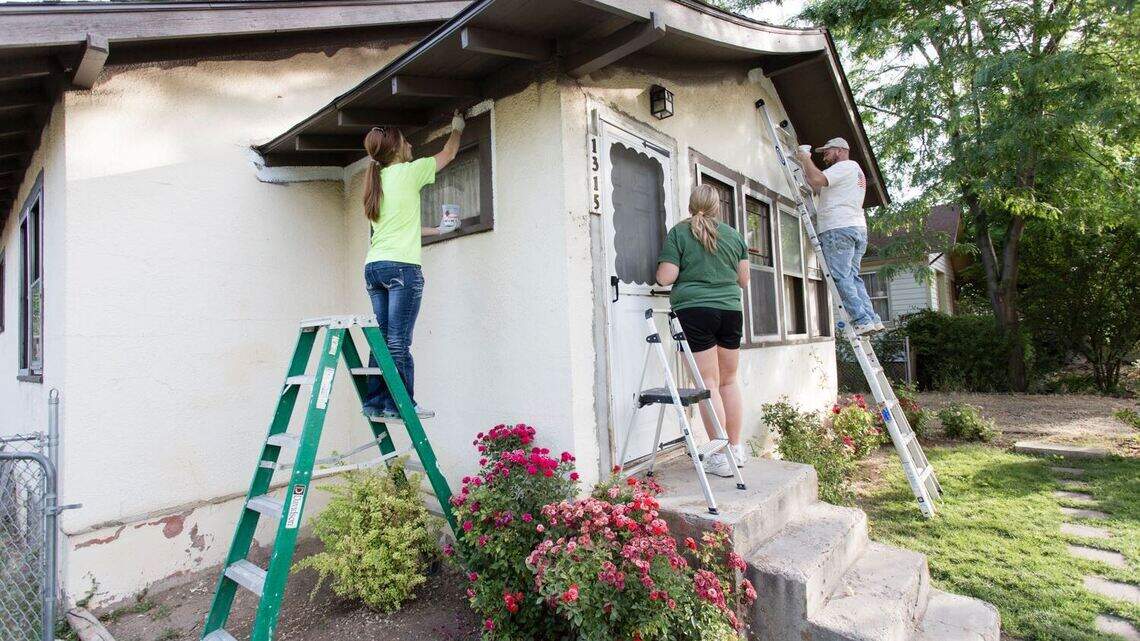 Volunteer to paint the homes of elderly and disabled residents at Brush-Up Nampa
