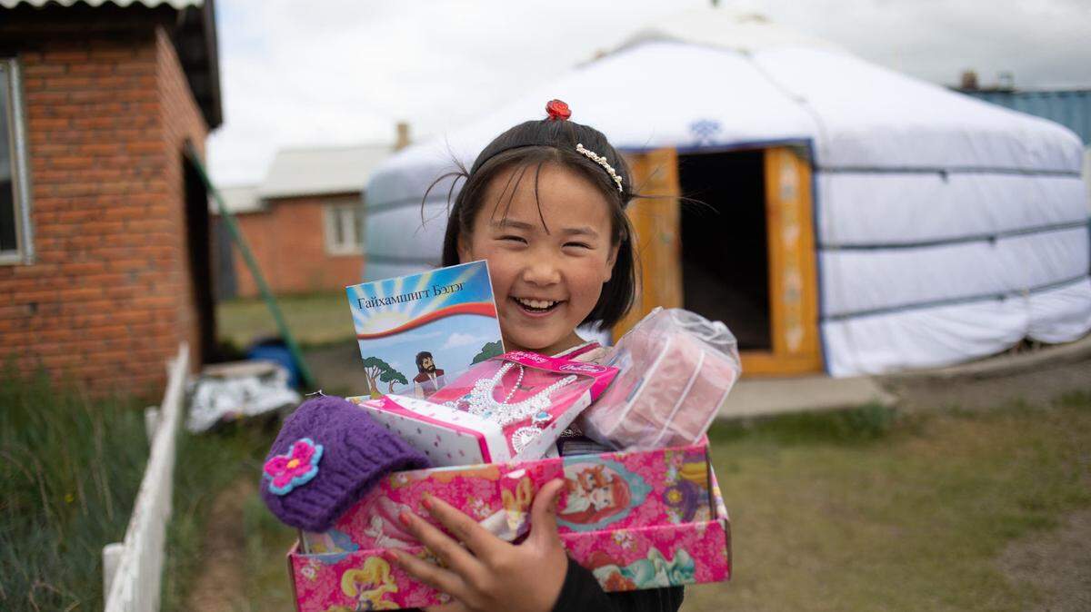 In 2022, Operation Christmas Child hopes to collect enough shoeboxes to reach another 11 million children, according to a news release.