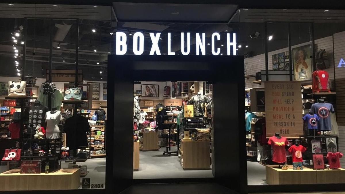 Stop in to BoxLunch, Boise Towne Square mall’s newer resident, where every $10 spent helps feed hungry families.