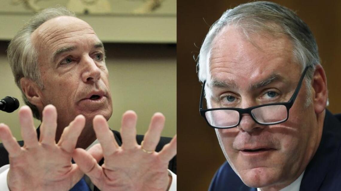 Zinke’s spending on Interior’s doors recalls Kempthorne’s $236,000 bathroom