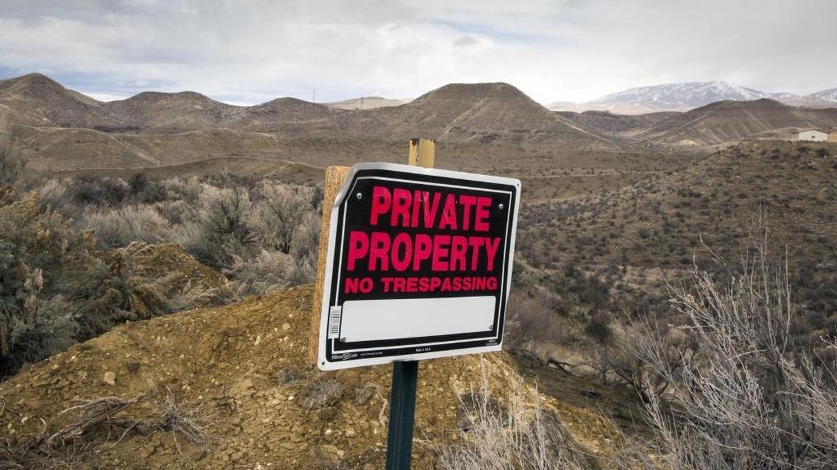 No trespassing signs can be found along many roads skirting open range in the Boise Foothills that hikers, bikers and hunters find enticing to explore.