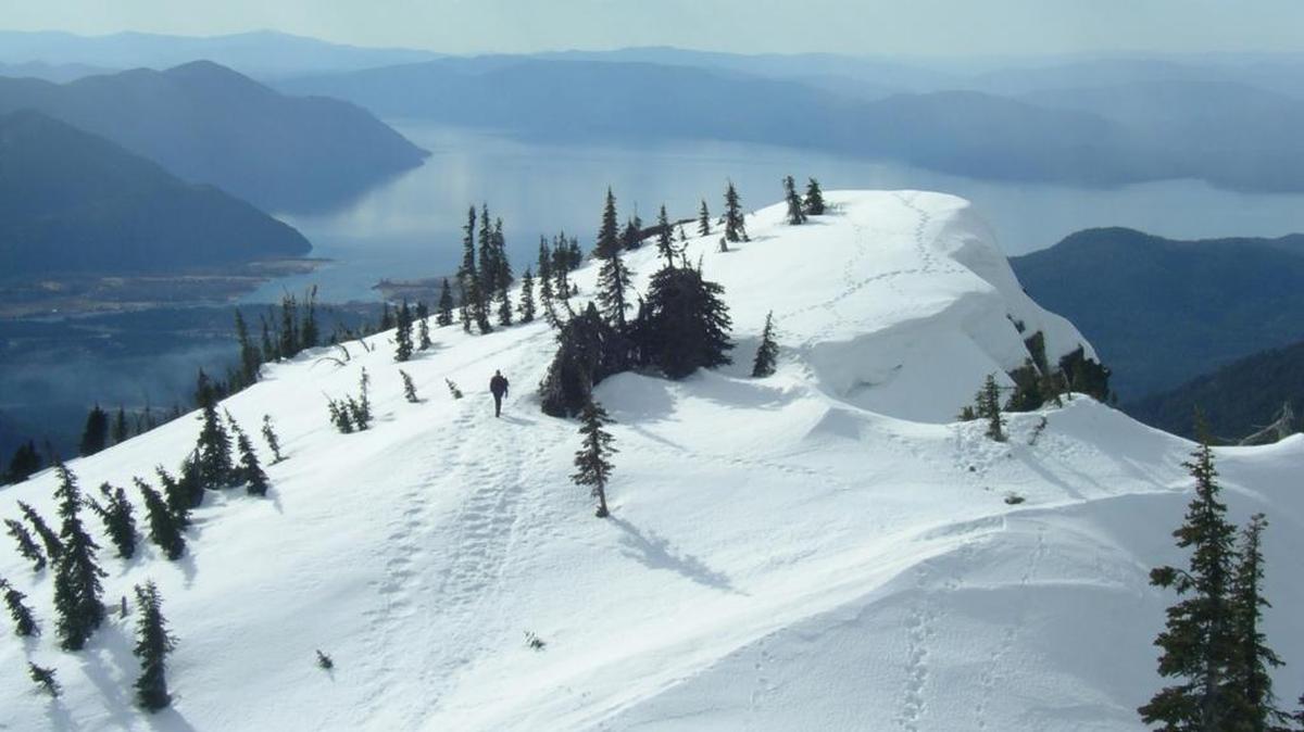Scotchman Peak overlooks Lake Pend Oreille in North Idaho. It’s part of a proposed 13,900-acre wilderness area.