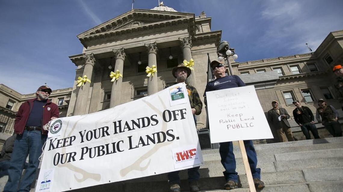 Outdoor lovers converge on Capitol to rally for Idaho public lands