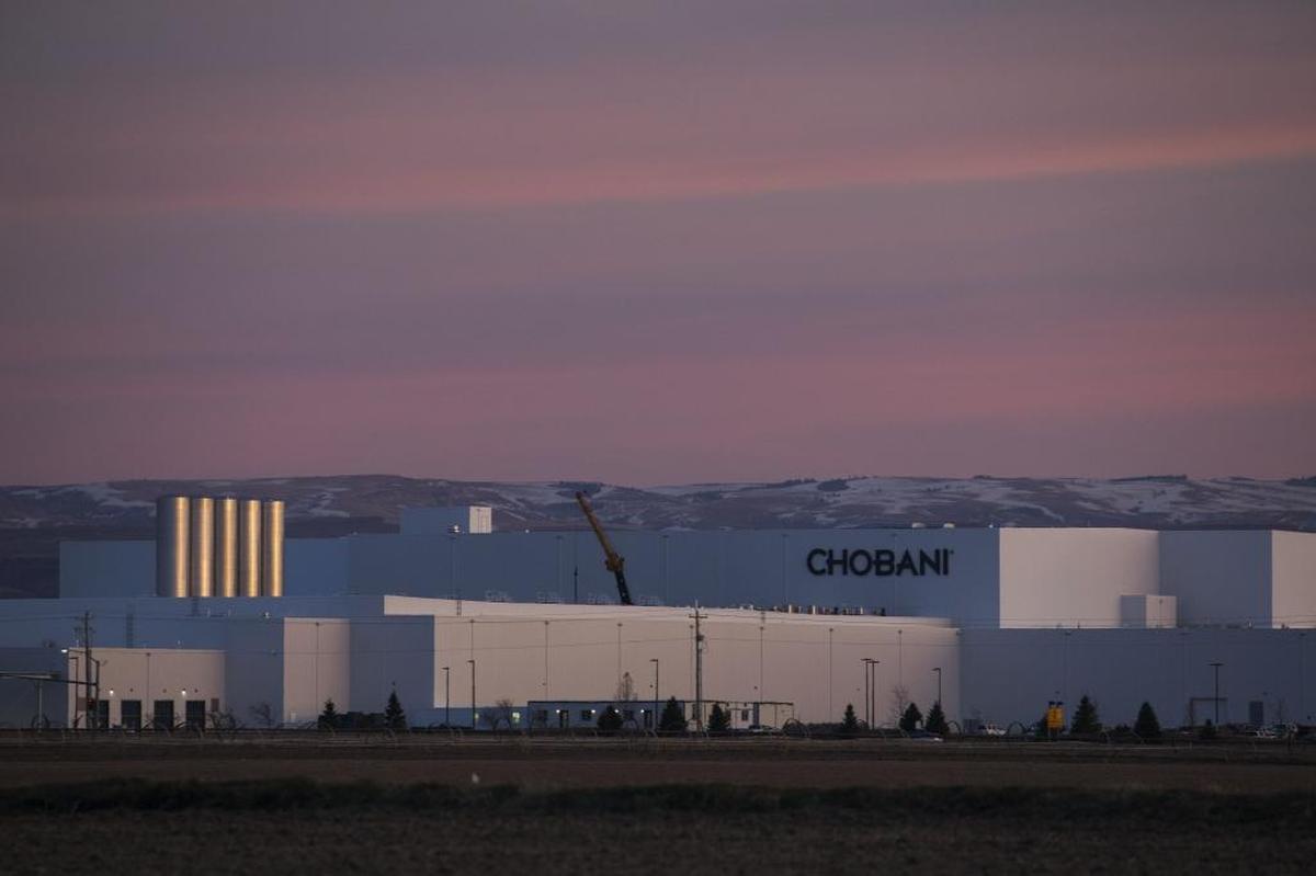 Chobani’s dairy-processing plant in Twin Falls.