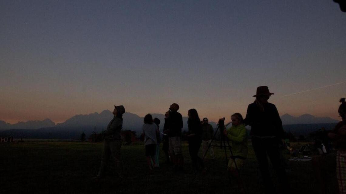 Solar eclipse totality in Stanley takes gazers’ minds off of the world’s troubles