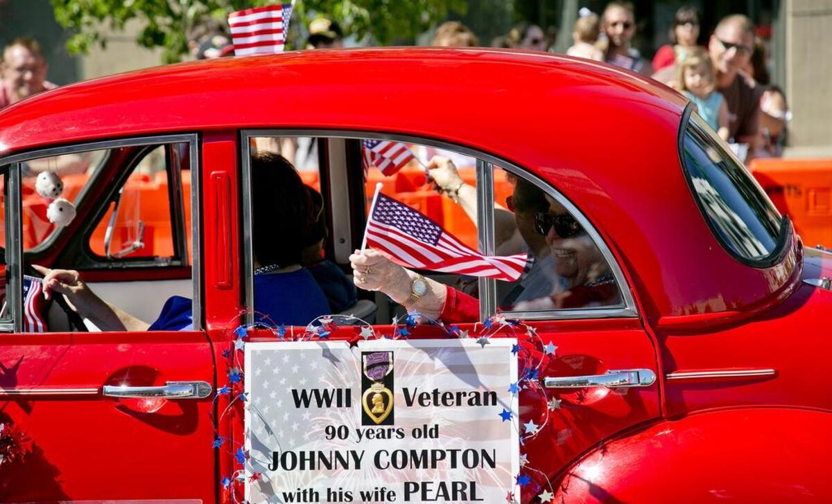 City of Boise held the "We the People Liberty Parade” in this 2016 photo. Idaho’s climate and historical rain score placed it at number three best state for an outdoor Independence Day.