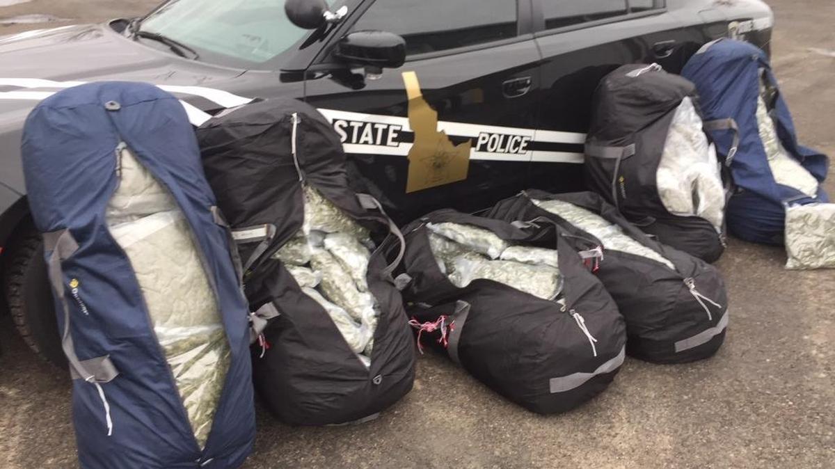 ISP seized 120 pounds of marijuana in Cassia County Wednesday.