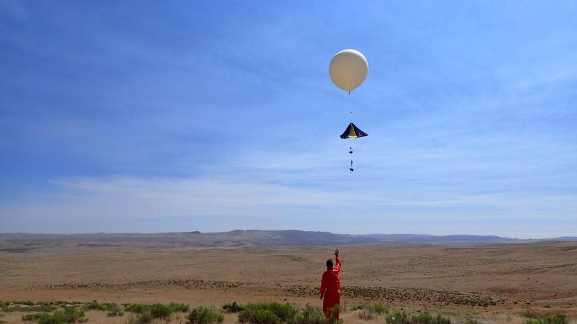 This is what the missing balloon and equipment look like.