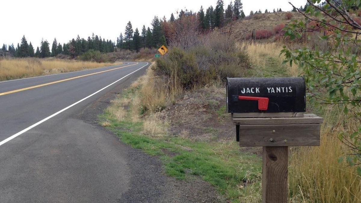 Jack Yantis’ home, just a little ways up U.S. 95 from the site of the confrontation that took his life.