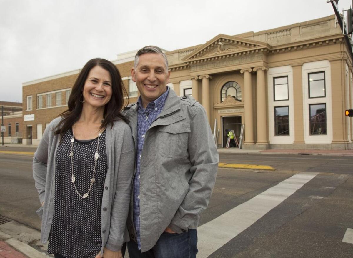 Mike and Patty Mussell are renovating the old Nampa library building, designed by renowned Idaho architects Tourtellotte & Hummel and built in 1919. Several tenants are lined up and the building should open late this winter, Mike Mussell says.