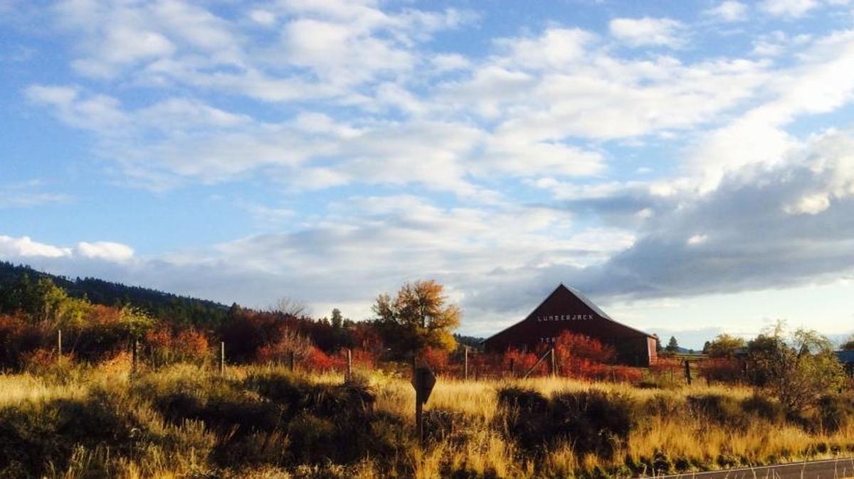 The Yantis family’s barn just north of Council, as seen Tuesday.