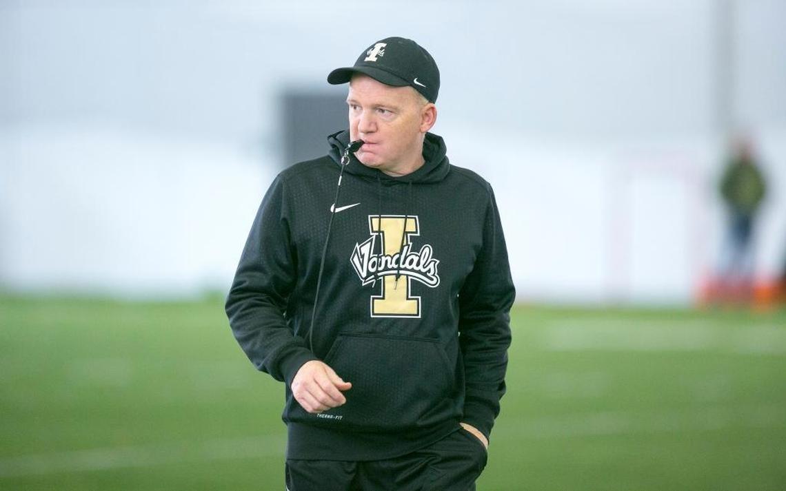 University of Idaho football coach Paul Petrino.