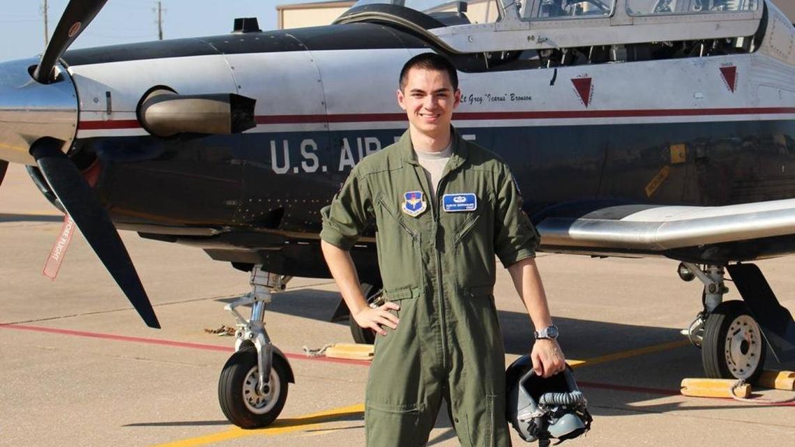 1st Lt. Curtis Berenguer at a previous assignment. He has been identified by the U.S. Air Force as the man found dead Sunday southeast of Boise.